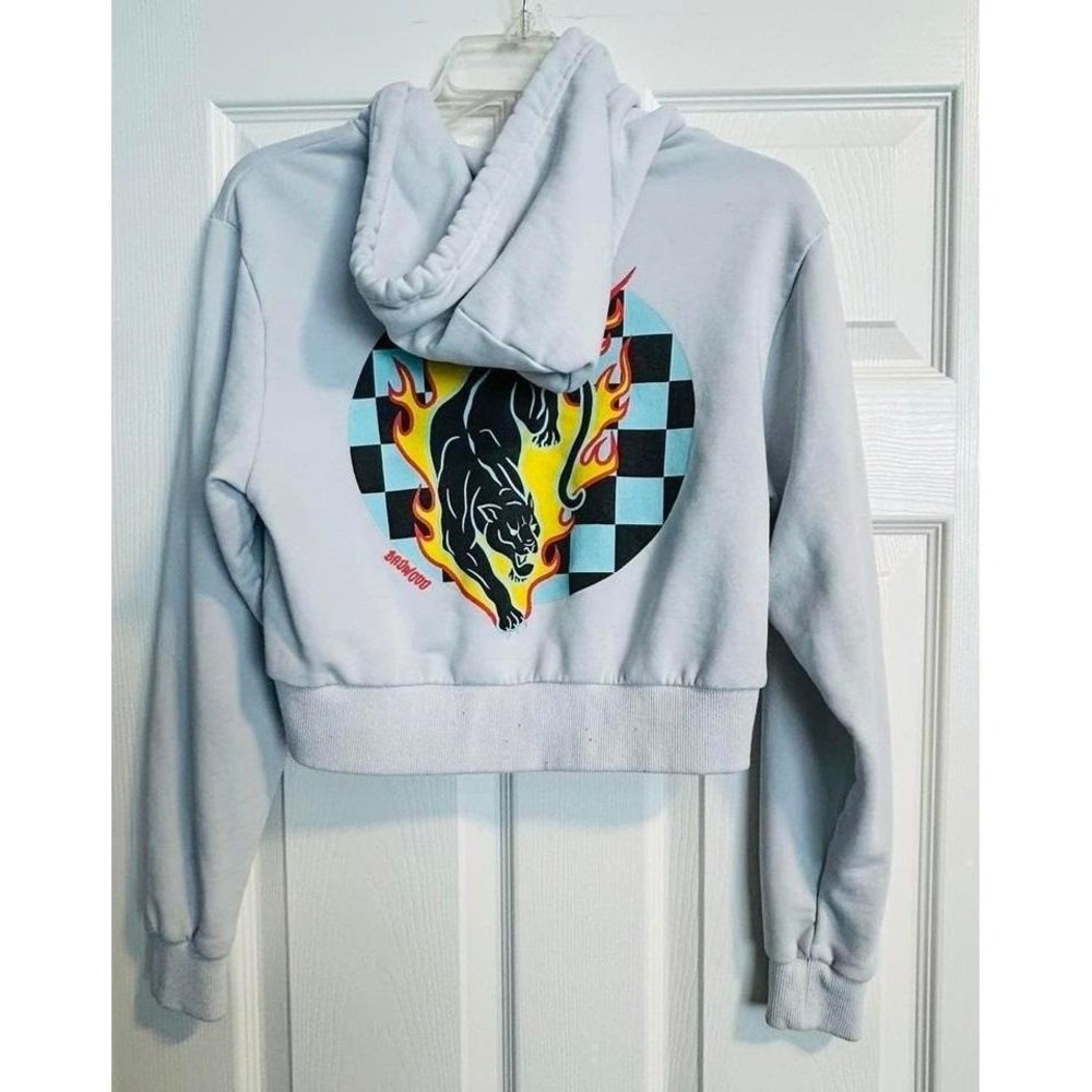 NWOT Badwood zip up hoodie Size S